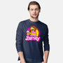 Barney Barbie-Mens-Long Sleeved-Tee-Boggs Nicolas