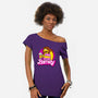 Barney Barbie-Womens-Off Shoulder-Tee-Boggs Nicolas