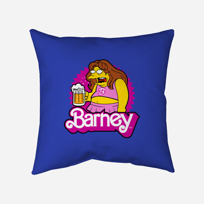 Barney Barbie-None-Removable Cover-Throw Pillow-Boggs Nicolas