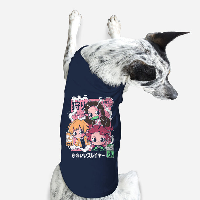 Cute Demon Slayer-Dog-Basic-Pet Tank-Ca Mask