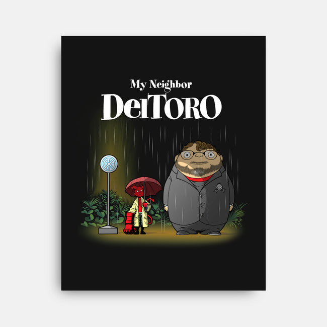 My Neighbor Deltoro-None-Stretched-Canvas-Art_Of_One