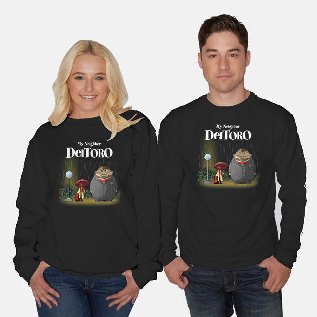 My Neighbor Deltoro-Unisex-Crew Neck-Sweatshirt-Art_Of_One