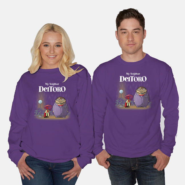 My Neighbor Deltoro-Unisex-Crew Neck-Sweatshirt-Art_Of_One