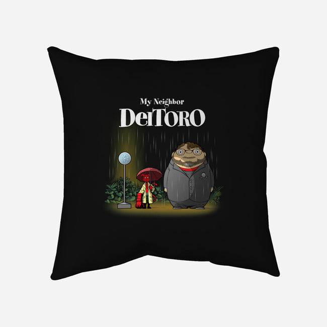 My Neighbor Deltoro-None-Non-Removable Cover w Insert-Throw Pillow-Art_Of_One