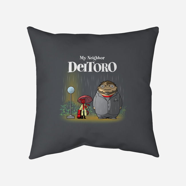 My Neighbor Deltoro-None-Non-Removable Cover w Insert-Throw Pillow-Art_Of_One