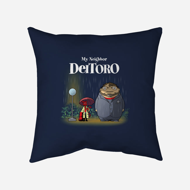 My Neighbor Deltoro-None-Non-Removable Cover w Insert-Throw Pillow-Art_Of_One