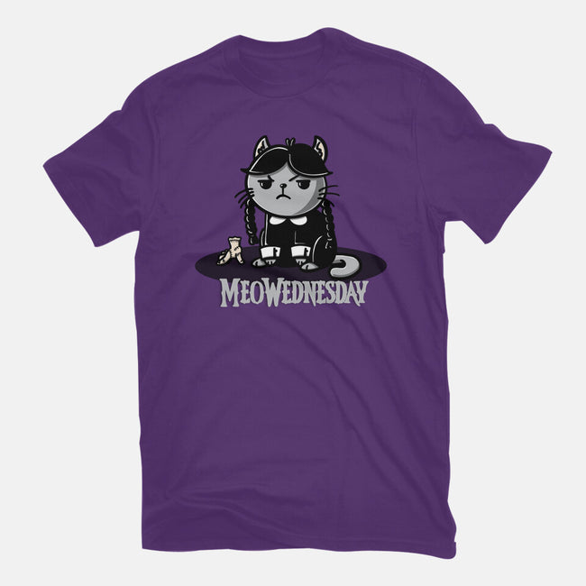 Meowednesday-Womens-Fitted-Tee-Freecheese