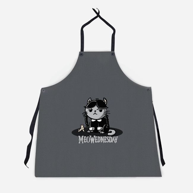 Meowednesday-Unisex-Kitchen-Apron-Freecheese