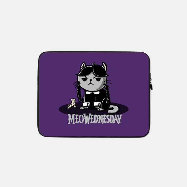 Meowednesday-None-Zippered-Laptop Sleeve-Freecheese
