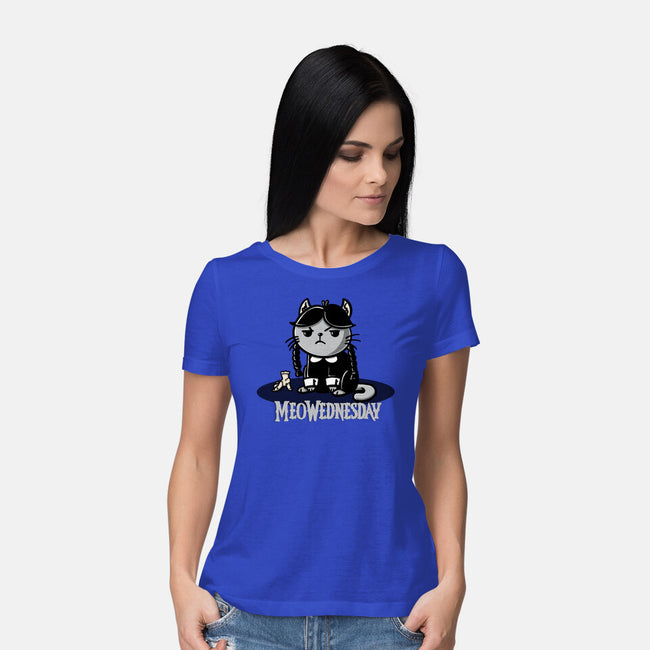 Meowednesday-Womens-Basic-Tee-Freecheese