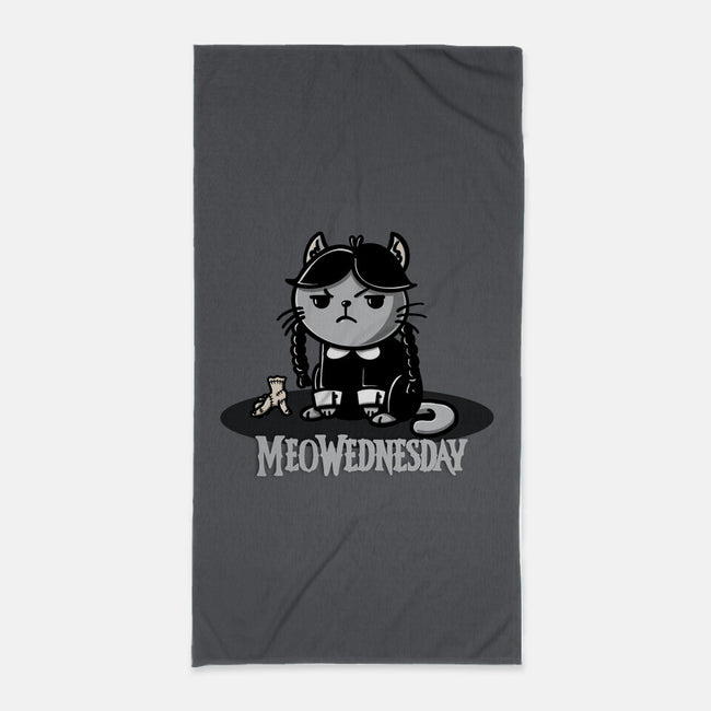 Meowednesday-None-Beach-Towel-Freecheese