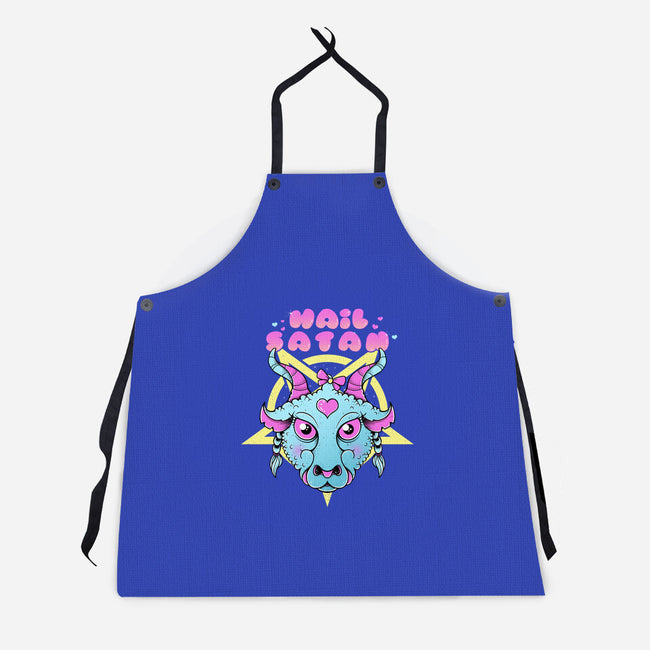 Kawaii Satan-Unisex-Kitchen-Apron-GODZILLARGE