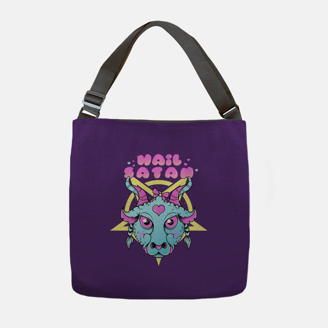 Kawaii Satan-None-Adjustable Tote-Bag-GODZILLARGE