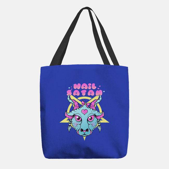 Kawaii Satan-None-Basic Tote-Bag-GODZILLARGE