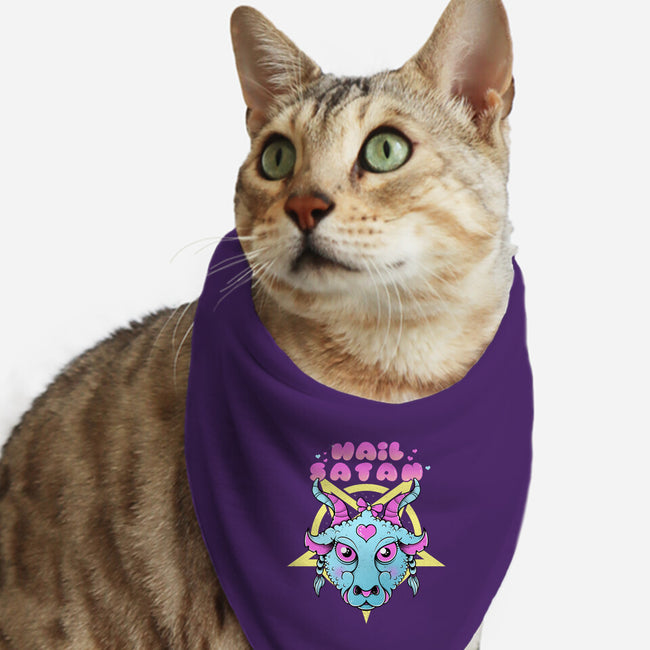 Kawaii Satan-Cat-Bandana-Pet Collar-GODZILLARGE