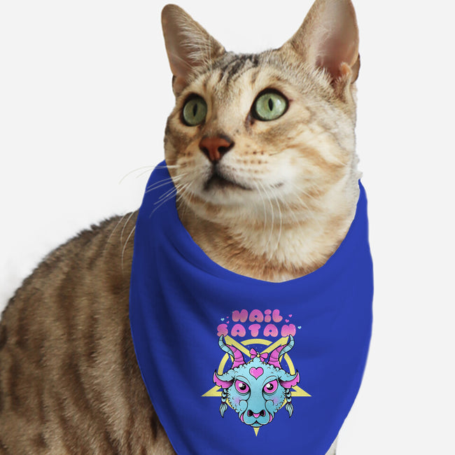 Kawaii Satan-Cat-Bandana-Pet Collar-GODZILLARGE