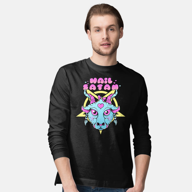 Kawaii Satan-Mens-Long Sleeved-Tee-GODZILLARGE