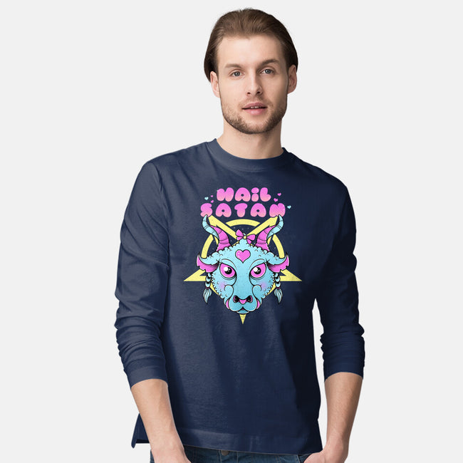 Kawaii Satan-Mens-Long Sleeved-Tee-GODZILLARGE