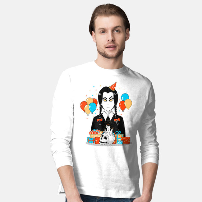 I Hate Birthdays-Mens-Long Sleeved-Tee-GODZILLARGE