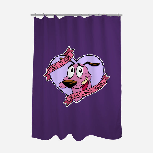 Please Go Away-None-Polyester-Shower Curtain-Alexhefe