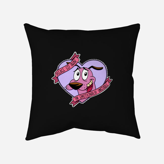 Please Go Away-None-Non-Removable Cover w Insert-Throw Pillow-Alexhefe