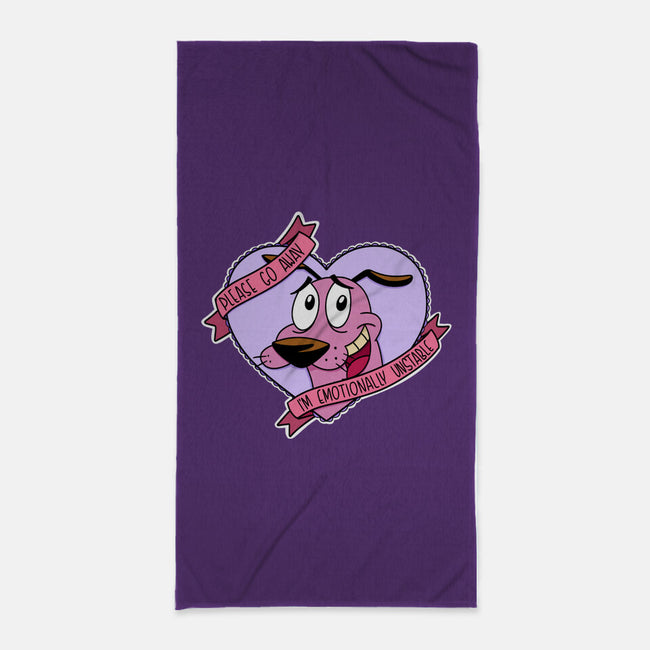 Please Go Away-None-Beach-Towel-Alexhefe