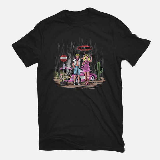 My Neighbor Barbie-Womens-Fitted-Tee-zascanauta