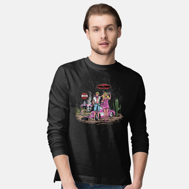 My Neighbor Barbie-Mens-Long Sleeved-Tee-zascanauta