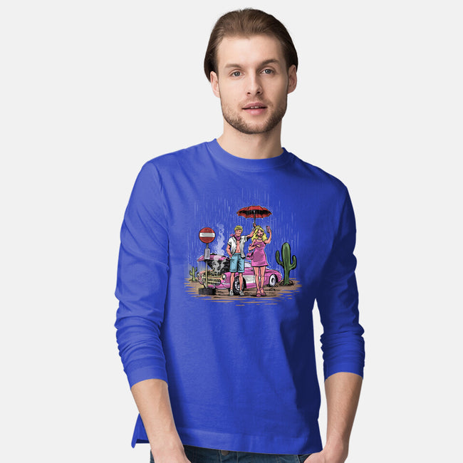 My Neighbor Barbie-Mens-Long Sleeved-Tee-zascanauta