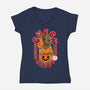 Always Check Your Candy-Womens-V-Neck-Tee-Tri haryadi