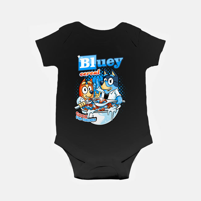 Bluey Cereal-Baby-Basic-Onesie-spoilerinc