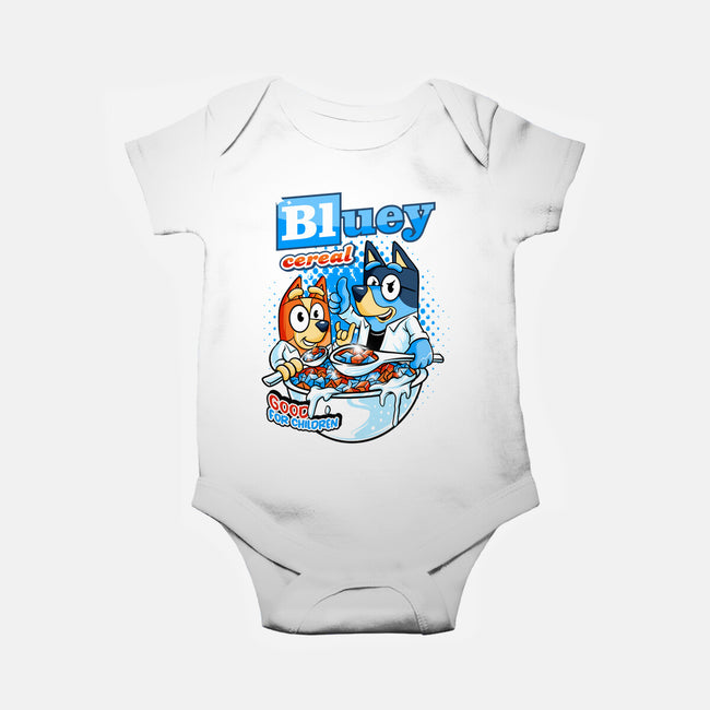 Bluey Cereal-Baby-Basic-Onesie-spoilerinc