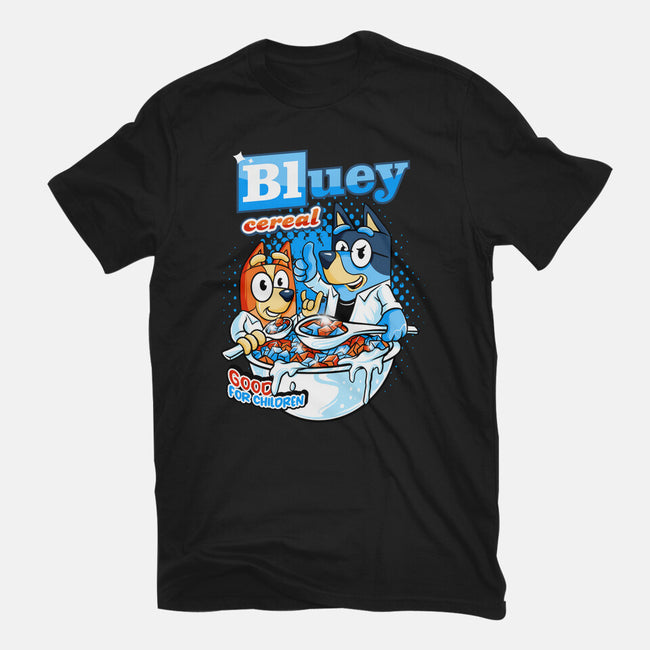 Bluey Cereal-Womens-Fitted-Tee-spoilerinc