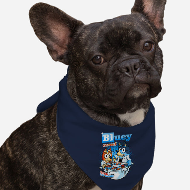 Bluey Cereal-Dog-Bandana-Pet Collar-spoilerinc