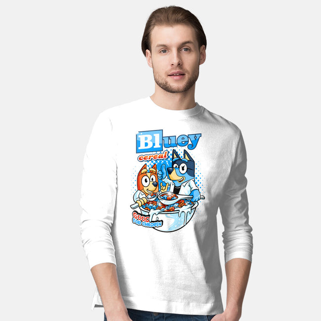 Bluey Cereal-Mens-Long Sleeved-Tee-spoilerinc