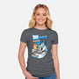 Bluey Cereal-Womens-Fitted-Tee-spoilerinc