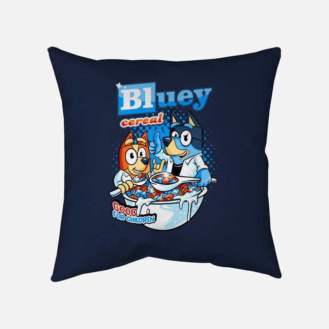 Bluey Cereal-None-Non-Removable Cover w Insert-Throw Pillow-spoilerinc