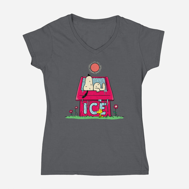 Icehouse-Womens-V-Neck-Tee-rocketman_art