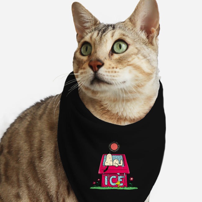 Icehouse-Cat-Bandana-Pet Collar-rocketman_art