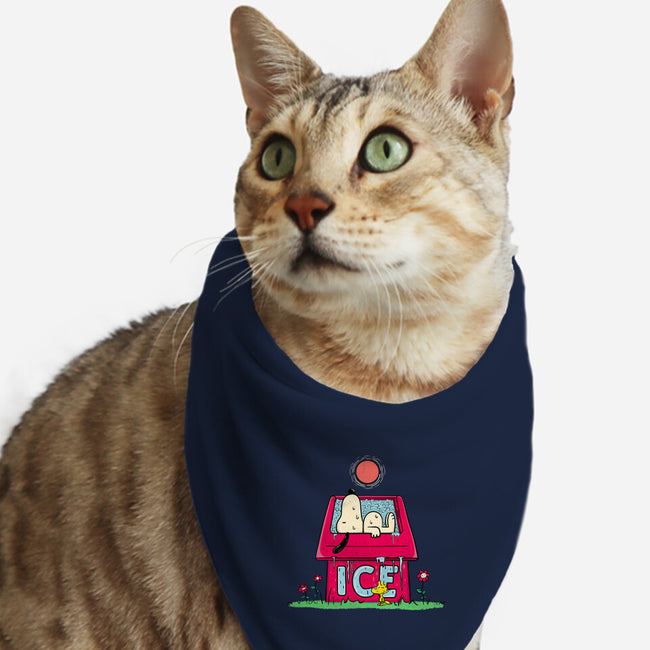 Icehouse-Cat-Bandana-Pet Collar-rocketman_art