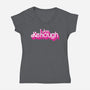 I Am Kenough-Womens-V-Neck-Tee-rocketman_art