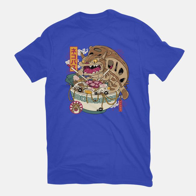 Ramen Catbus-Womens-Fitted-Tee-gaci