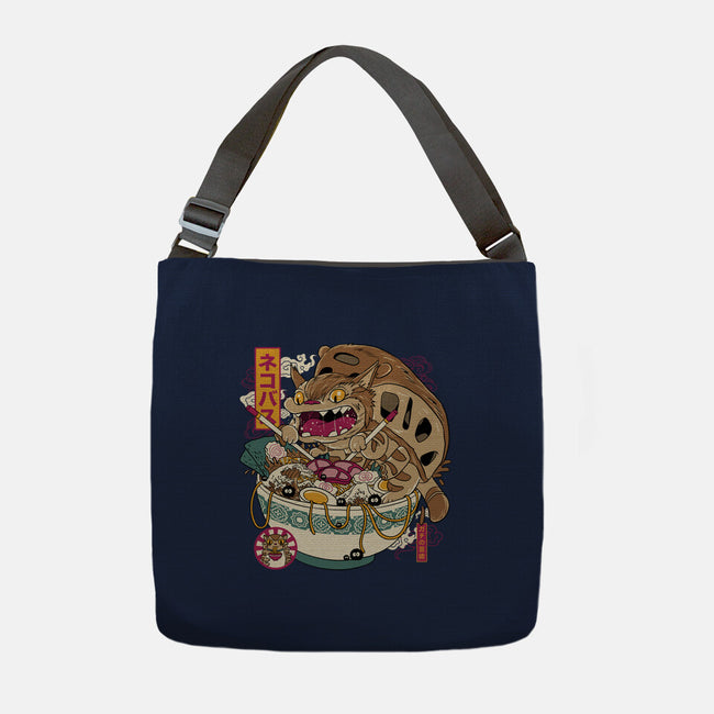 Ramen Catbus-None-Adjustable Tote-Bag-gaci