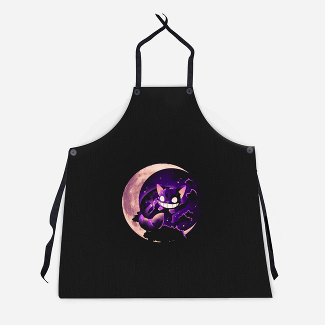 Mad Cat Moon-Unisex-Kitchen-Apron-Vallina84