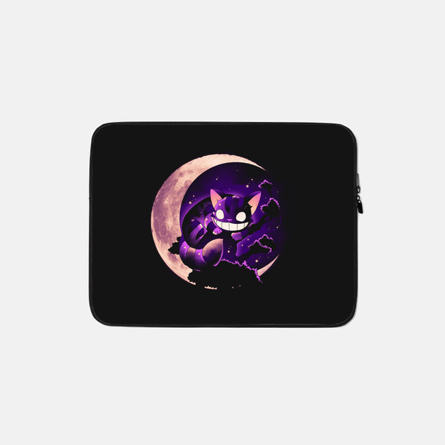 Mad Cat Moon-None-Zippered-Laptop Sleeve-Vallina84