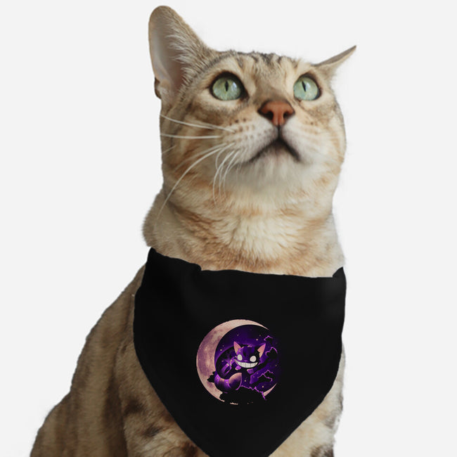 Mad Cat Moon-Cat-Adjustable-Pet Collar-Vallina84