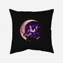 Mad Cat Moon-None-Removable Cover-Throw Pillow-Vallina84
