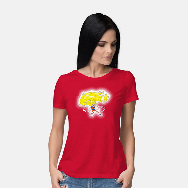 Super Adventure Time-Womens-Basic-Tee-Art_Of_One