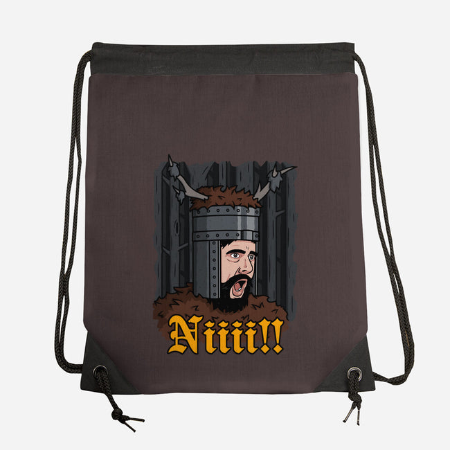 God Please Ni!-None-Drawstring-Bag-Raffiti