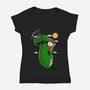 Little Boy-Womens-V-Neck-Tee-Tri haryadi